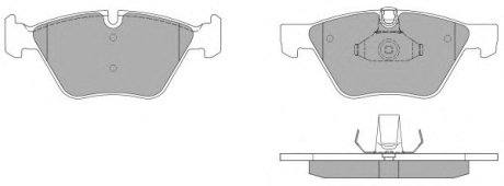 Комплект тормозных колодок, дисковый тормоз Fremax FBP-1437 (фото 1)