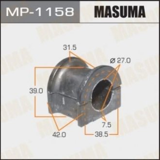 Втулка гумова спу Masuma MP-1158 (фото 1)