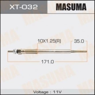 Свеча накаливания - Masuma XT032