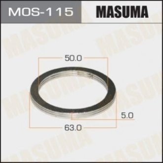 Кільце ущільнювальне глушника Masuma MOS-115 (фото 1)