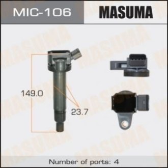 Котушка запалювання, 2UZFE, UZJ100_200 - Masuma MIC-106 (фото 1)