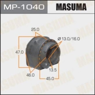 Втулка резиновая СПУ Masuma MP1040