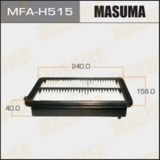 Повітряний фільтр LHD HONDA_ CR-V_ RM1 11- (1_40) - Masuma MFA-H515