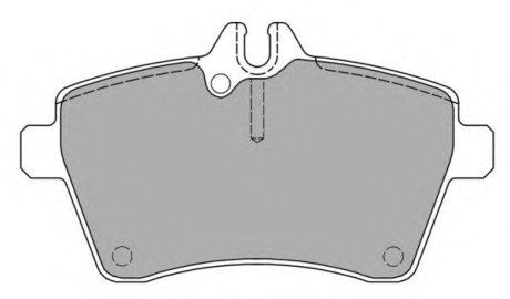 Комплект тормозных колодок, дисковый тормоз Fremax FBP-1400