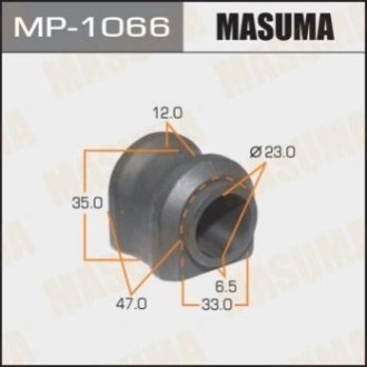 Втулка резиновая СПУ Masuma MP-1066 (фото 1)