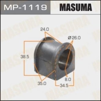 Втулка гумова спу Masuma MP1119