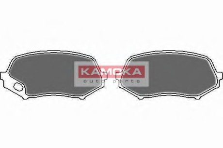 Комплект гальмівних колодок, дискове гальмо Kamoka JQ101123 (фото 1)
