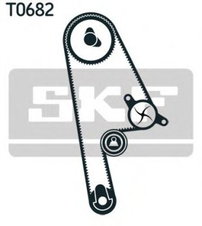 Комплект ременя ГРМ - SKF VKMA93001