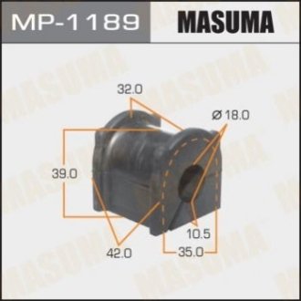 Втулка гумова спу Masuma MP-1189 (фото 1)