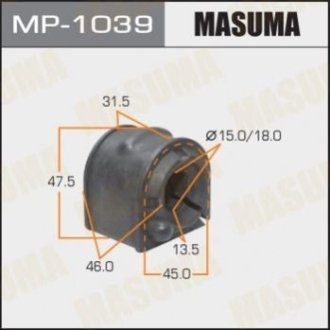 Втулка гумова спу Masuma MP1039 (фото 1)