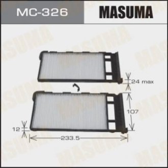 Повітряний фільтр Салонний АС- 203 (1_40) - Masuma MC326 (фото 1)