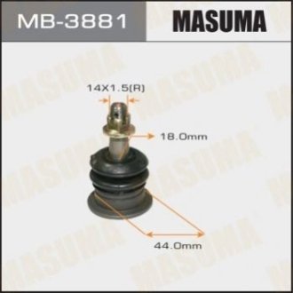 Шаровая опора front up HILUX_ KUN1#, 2# 04- - Masuma MB-3881