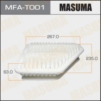 Воздушный фильтр (1_40) TOYOTA_ AYRIS_ #E150# 06-08 - Masuma MFAT001 (фото 1)