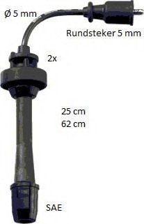 Комплект проводов зажигания - BERU ZEF1643