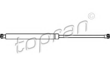 Упругий элемент, крышка багажника / помещения для груза Topran (Hans Pries) 700 710 (фото 1)