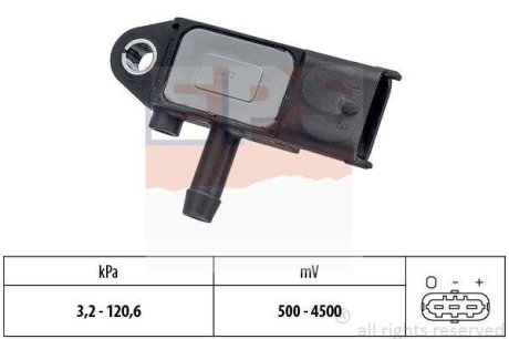 Датчик тиску вихлопних газів Opel Astra H 1.7CDTI 05- EPS 1-993-273 (фото 1)