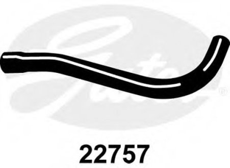 Патрубок системы охлаждения curved radiator hose - Gates 22757