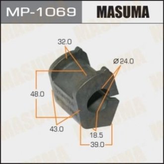 Втулка резиновая СПУ Masuma MP-1069 (фото 1)