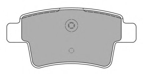 Комплект тормозных колодок, дисковый тормоз Fremax FBP-1579