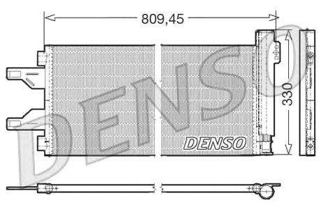 Конденсор - Denso DCN07050 (фото 1)