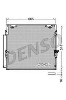 Радиатор кондиционера TOYOTA LAND CRUISER (07-)/ Denso DCN50036