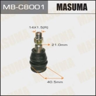 Шаровая опора front low TRIBECA 06- - Masuma MB-C8001