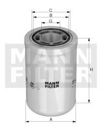 Фільтр гідравлічний John Deere WH980 / 3 (вр-во) MANN WH9803