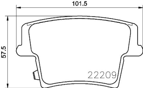 Колодки тормозные дисковые, к-кт. Brembo P11 040 (фото 1)