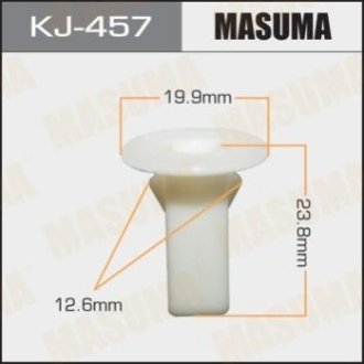Кліпса (пластикова кріпильна деталь) Masuma KJ457 (фото 1)