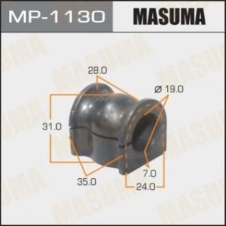 Втулка резиновая СПУ Masuma MP-1130 (фото 1)