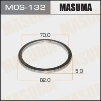 Кільце ущільнювальне глушника Masuma MOS-132 (фото 1)