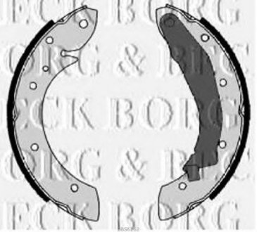 Колодки дискового тормоза BORG & BECK BBS6262 (фото 1)