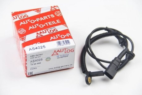 Датчик ABS Ford FUSION 1.25-1.6i 02- перед Л/Пр AUTLOG AS4025 (фото 1)