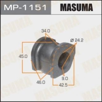 Втулка гумова спу Masuma MP-1151 (фото 1)