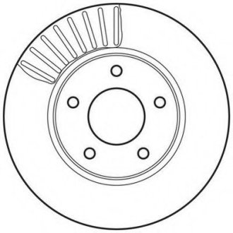 Гальмівний диск JURID 562675JC (фото 1)