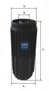 Масляний фільтр UFI 6508700
