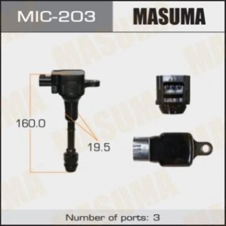 Котушка запалювання, - Masuma MIC-203 (фото 1)