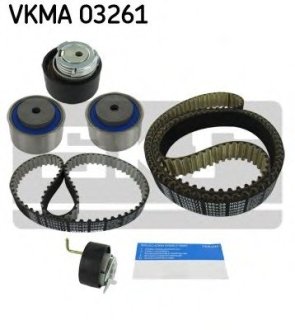Комплект ГРМ (ремінь + ролик) SKF VKMA 03261 (фото 1)