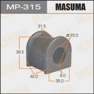Втулка гумова спу Masuma MP315