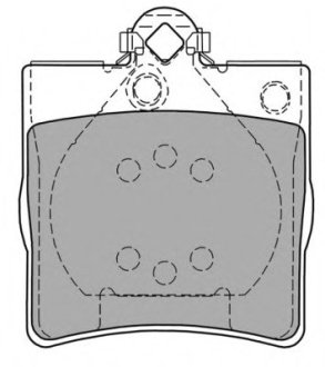 Колодки задні, 2.0-2.2CDI Fremax FBP1139