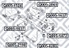 Сайлентблок задн балки HYUNDAI TUCSON 2004-2010,KIA SPORTAGE 2004-2010 Q-FIX Q0050283 (фото 3)