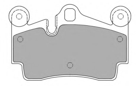 Комплект тормозных колодок, дисковый тормоз Fremax FBP-1359 (фото 1)