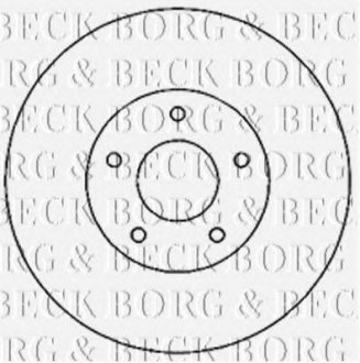 Автозапчасть_Диск тормозной - BORG & BECK BBD4821 (фото 1)