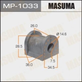 Втулка гумова спу Masuma MP1033