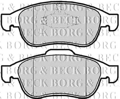 Тормозные колодки комплект BORG & BECK BBP2098