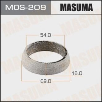 Кільце ущільнювальне глушника Masuma MOS-209 (фото 1)