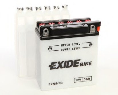 Стартерная аккумуляторная батарея EXIDE 12N5-3B (фото 1)