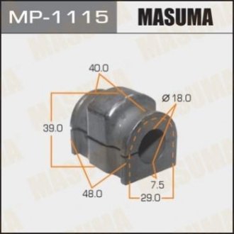 Втулка резиновая СПУ Masuma MP-1115