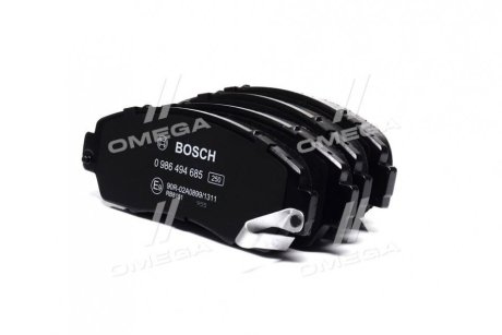 Дисковые тормозные колодки, комплект - Bosch 0 986 494 685 (фото 1)