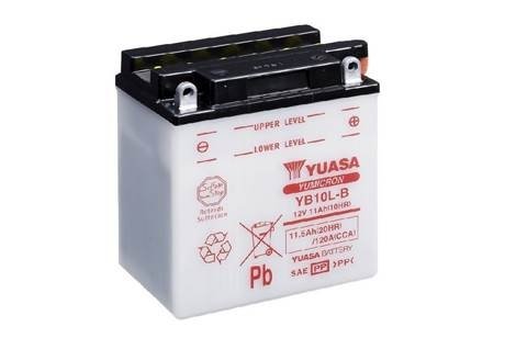 Стартерная аккумуляторная батар; стартерная аккумуляторная батар YUASA YB10LB (фото 1)